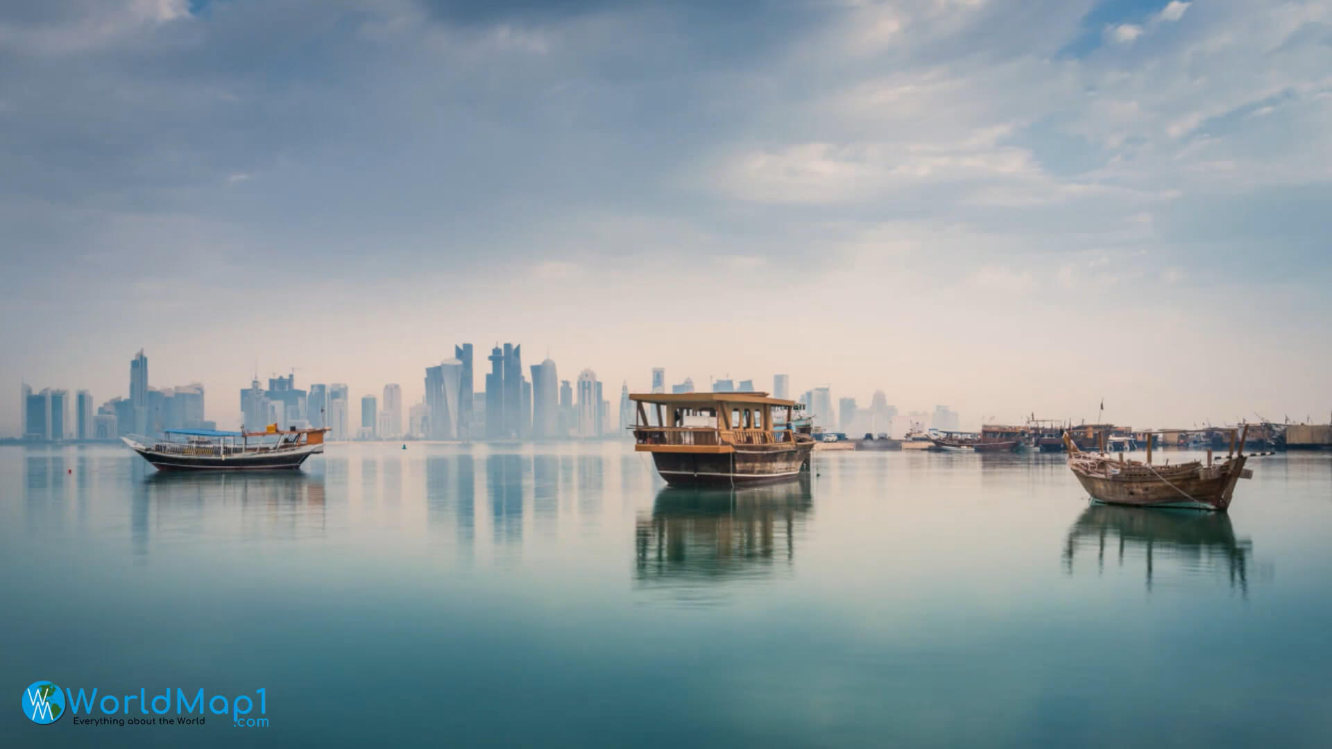 Boats in Doha